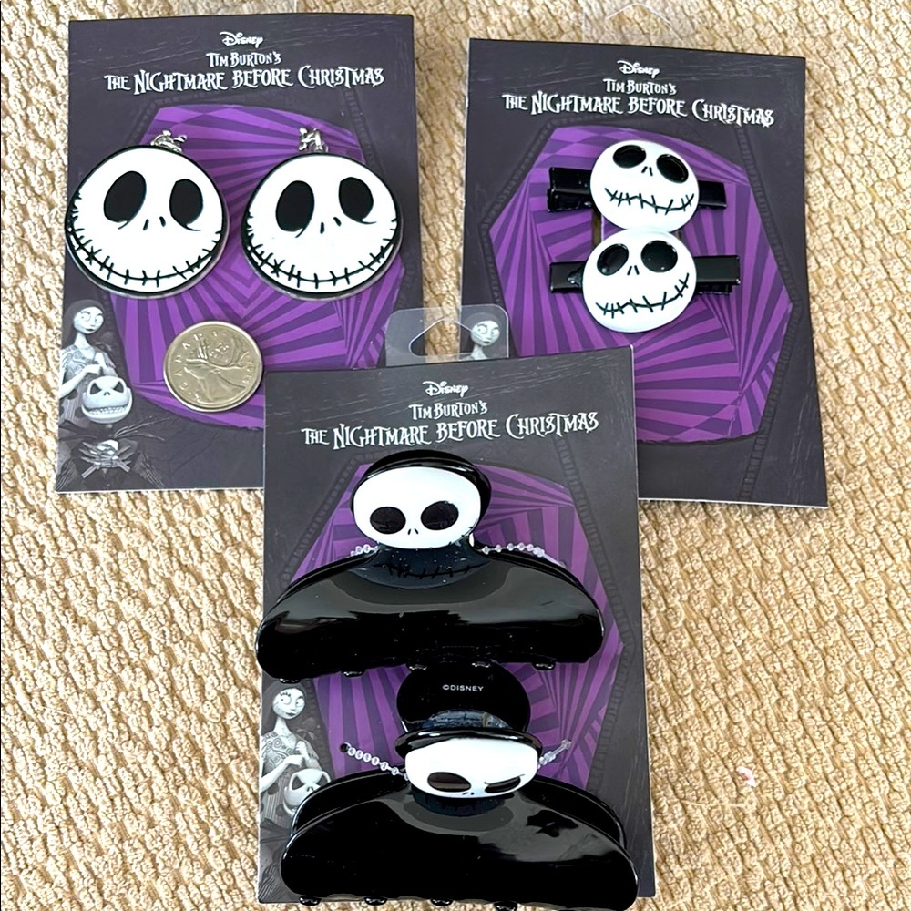 Disney Nightmare Before Christmas Jack Skellington, three pack.Brand new.